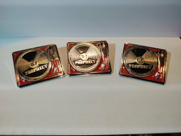 Limited Edition Enamel DJ Prophecy Pins (the record spins)